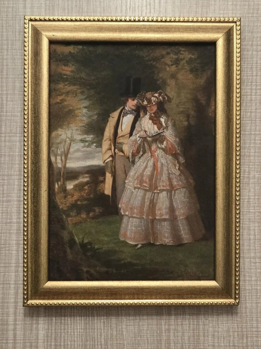 William Powell Frith "The Two Central Figures...'" Art Reproduction Print